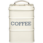 Kitchencraft living nostalgia boîte à café métallique, 11 x 11 x 17 cm - crème Kitchencraft living nostalgia boîte à café métallique, 11 x 11 x 17 cm - crème