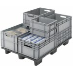 Kke - bac plastique multi - usages poignes ouvertes 400 x 300 x 275mm