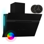 Klarstein - alina hotte aspirante - 60 cm hotte murale, 600 m� / h, �clairage led 9 couleurs, tactile, ...