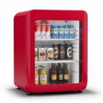Klarstein audrey evo r�frig�rateur � boissons - 68 l, porte � double vitrage, led, thermostat m�canique, ...