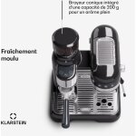 Klarstein - cafetiere avec mousseur de lait, cafeti�res, machines � caf� et machines � expresso 20 bar, ...