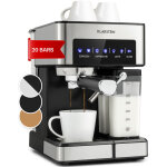 Klarstein ? cafeti�re expresso 1350w ? pression 20 bar ? mousseur de lait en inox ? r�servoir amovible ...