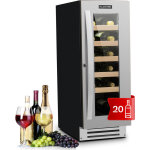 Klarstein cave a vin encastrable, caves  vin de 50l avec une porte en verre, cave a vins  zone unique, ...