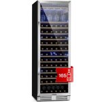 Klarstein cave a vin encastrable, caves � vin de conservation de 433l, porte en verre, cave a vins � ...