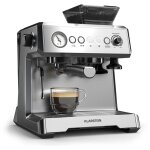 Klarstein - grandpresso machine � caf� grain ? 20 bars, 1350w, moulin int�gr�, buse vapeur, r�servoir ...