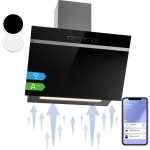 Klarstein - hotte aspirante 60cm, hottes de cuisine, filtre de hotte � graisse en aluminium, d�bit d'air ...