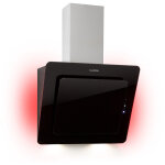 Klarstein - hotte aspirante 60cm, hottes de cuisine inclines, filtre de hotte en aluminium, dbit d'air ...