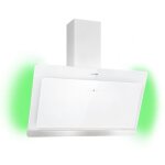 Klarstein - hotte aspirante 90 cm, hotte aspirante incline silencieuse, hotte de cuisine 90cm avec lampes ...