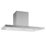 Klarstein - hotte aspirante 90cm, hottes de cuisine inclines, filtre de hotte en aluminium, dbit d'air ...