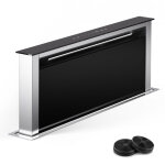 Klarstein ? hotte aspirante descendante 75 cm ? d�bit d'air 650 m� / h ? 8 modes de ventilation ? �clairage ...