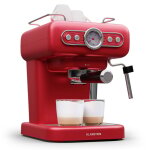 Klarstein machine � expresso porte - filtre avec mousseur � lait mini machine � expresso r�tro 12 l avec ...
