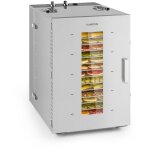 Klarstein - master jerky 16 dshydrateur alimentaire 1500w 40 - 90 c - inox argent