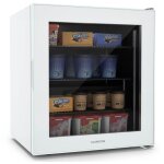Klarstein mini - cong�lateur 88 l avec fa�ade vitr�e et thermostat � 5 niveaux ( - 18 � 0�c) - frigo ...