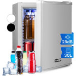 Klarstein - mini frigo de chambre de 30l pour snacks et boissons, petit frigo top silencieux, mini bar, ...