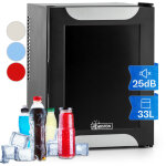 Klarstein - mini frigo de chambre de 33l pour snacks et boissons, petit frigo top silencieux, mini bar, ...