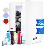 Klarstein - mini frigo de chambre de 33l pour snacks et boissons, petit frigo top silencieux, mini bar, ... Klarstein - mini frigo de chambre de 33l pour snacks et boissons, petit frigo top silencieux, mini bar, ...