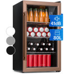 Klarstein - mini frigo de chambre de 80l pour boissons et bieres, frigo xxl silencieux, mini bar int�rieur ...