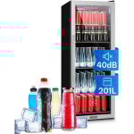 Klarstein - mini frigo de chambre et bureau pour boisson, petit frigo silencieux, refrigerateur mini ...