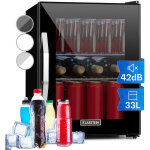 Klarstein - mini frigo de chambre et bureau pour boisson, petit frigo silencieux, refrigerateur mini ...