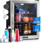 Klarstein - mini frigo de chambre et bureau pour boisson, petit frigo silencieux, refrigerateur mini ...