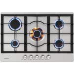 Klarstein ? plaque de cuisson gaz 5 br�leurs ? br�leurs sabaf pour gaz naturel et propane ? arr�t automatique ...