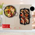 Klarstein - plaque induction electrique, 4 plaques chauffante, plaque induction 4 feux, 7000w x4 tables ...