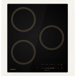 Klarstein ? plaque � induction encastrable 3 zones 6600 w ? commande tactile, minuterie, verrouillage ...
