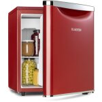 Klarstein - r�frig�rateur yummy avec compartiment de cong�lation de 45 litres 42 db rouge