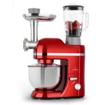 Klarstein - robot patissier multifonctions, batteur sur socle, bol 5l, robot cuisine 2000w, blender 1. ...