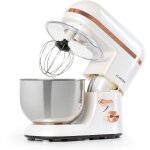 Klarstein - robot patissier multifonctions, batteur sur socle, bol 5l, robot cuisine 2000w, crochet � ...