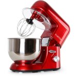 Klarstein - robot patissier multifonctions, batteur sur socle, bol 5l, robot cuisine 2000w, crochet  ...