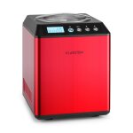 Klarstein turbine � glace - machine � glace � compresseur - 180w - capacit� de 2l - sorbeti�re - pr�paration ...