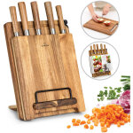 Klarstein - zelite couteau cuisine ensemble de couteau de cuisine professionnel avec bloc set de 8 couteaux ...