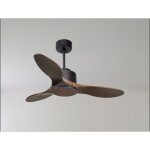 Klassfan - bolt, ventilateur d�stratificateur d'air, moteur chrome pales bois blanc 166 cm, 100 % efficace ...