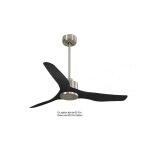 Klassfan - modulo de super d�stratificateur d'air avec thermostat et wifi, noir et chrome pour 50 � 90 ...