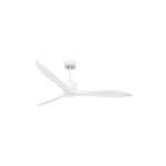 Klassfan - modulo latino slim - super destratificateur et ventilateur dc 166 cm blanc pales bois blanc ...