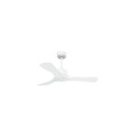 Klassfan - modulo slim de ventilateur de plafond et destratificateur moteur dc blanc et bois blanc 10 ...