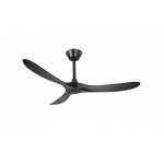 Klassfan - ouray de ventilateur de plafond et destratificateur moteur dc basalte pales bois noir 25 � ...