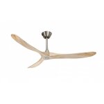 Klassfan - ouray de ventilateur de plafond et destratificateur moteur dc chrome pales bois clair 30 � ...