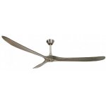 Klassfan - ouray de ventilateur de plafond et destratificateur moteur dc chrome pales bois gris 45 � ...