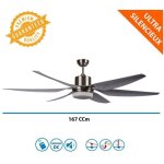 Klassfan - ventilateur de plafond hurikaine gr super destratificateur dc 167 cm , ultra puissant, hyper ...
