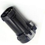 Klaxon de voiture compresseur d'air noir, kit de pompe � air 12v, avec tuyau moteur �lectromagn�tique ...