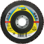 Klingspor - rondelle �ventail smt 926 special d. 125mm k. 40 6grad bomb� inox, sta zk (par 10)