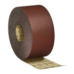 Rouleau de tissu abrasif ps 22 f act 115 mm granulation 40 pour bois / peinture corindon