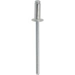 Equinoxe - rivet alu acier tte plate 4 x 10mm - 500 pieces - stilker s23811. 500
