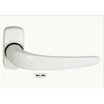 Paire de poign�es de porte klose besser  stellus  blanches - aluminium - qualit� maximum.