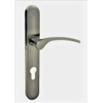 Klose besser ? paire de poign�es de porte d'entr�e � cylindre ? plaque alu 'eva' ? zamak et aluminium ...