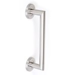Poignée de tirage klose besser inox sur rosaces vif 20x275 mm Poignée de tirage klose besser inox sur rosaces vif 20x275 mm