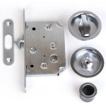 Klose besser ? serrure � crochet pour porte coulissante ? aluminium argent ? installation encastr�e ? ...