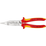 Knipex 13 86 200 pince pour installations �lectriques isol�es par gaines bi - mati�re, certifi�es vde ...